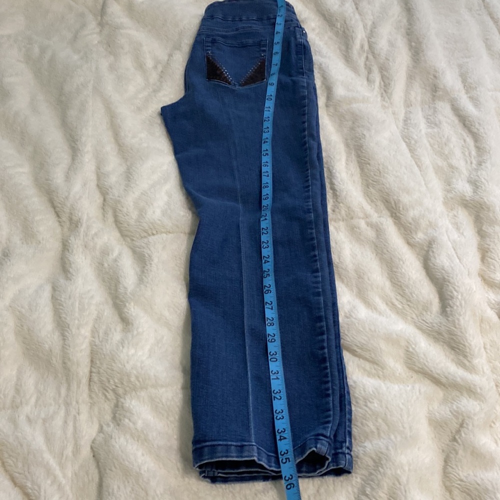 Westbound Pull on jeans size 4P with elastic wide waist band - Picture 9 of 9
